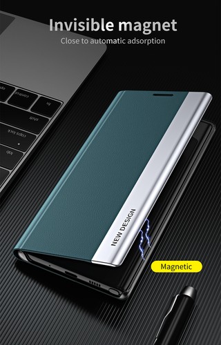 For Samsung Galaxy S25 S24 S23 S22 Note20 Magnetic Shockproof Leather Flip Cover - Picture 7 of 26