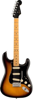 Fender American Ultra Luxe Stratocaster Maple 2-Color Sunburst E-Gitarre