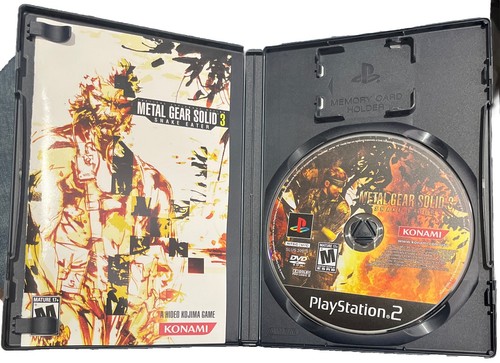 Metal Gear Solid 3: Snake Eater (Sony PlayStation 2, 2004) Complete W/Manual - Picture 3 of 4