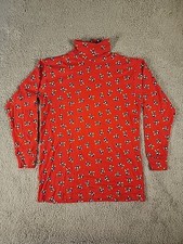 Vintage Disney Mickey  Co. Mickey Mouse All Over Print Turtleneck Size Adult S