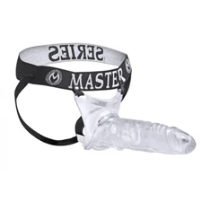 XL Jock Style Strap On Cock Sheath Penis Extender Sex Toy Adult Men Hollow