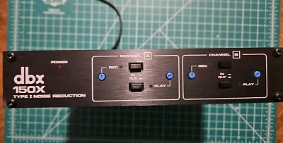 DBX 150X Type I 2 Channel Noise Reduction Unit Untested Powers On