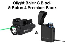 Olight Baldr S Rechargeable Weapon Light Green Laser  Baton 4 Premium Black