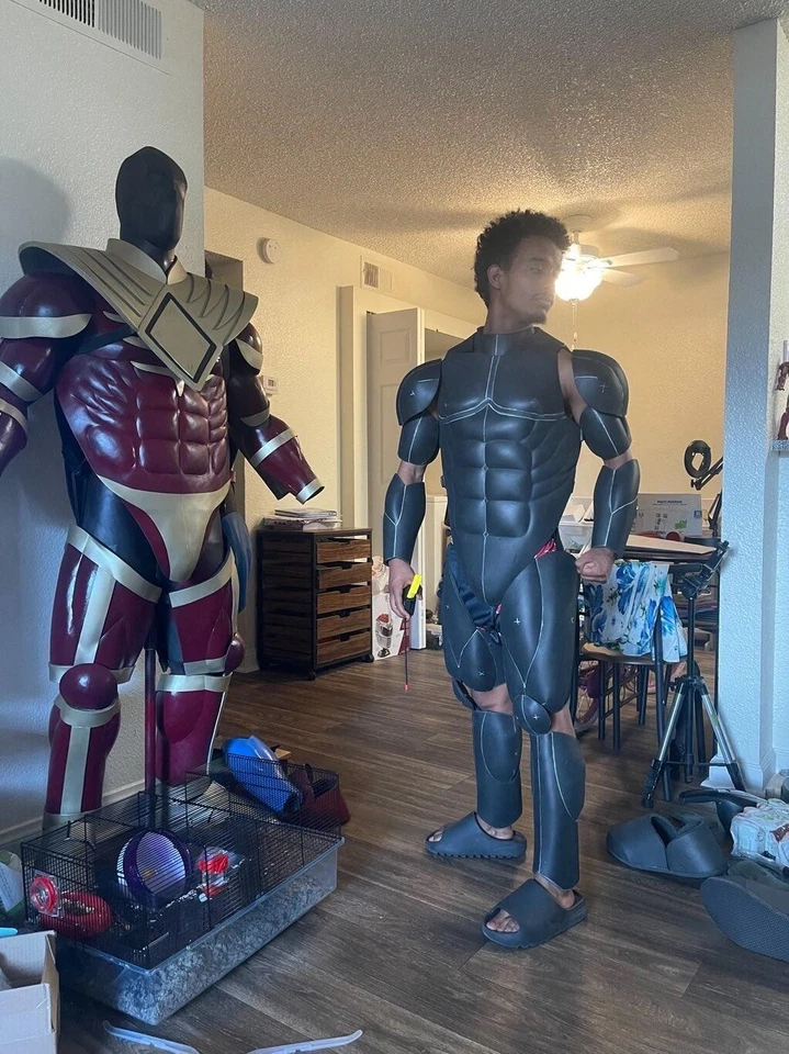 Muscle Suit for superhero cosplay eva foam costume eva foam armour for batsuit - Image 2 of 4