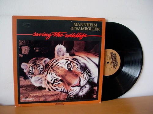 MANNHEIM STEAMROLLER Saving The Wildlife LP 1986 (AMERICAN GRAMAPHONE AG-2086)
