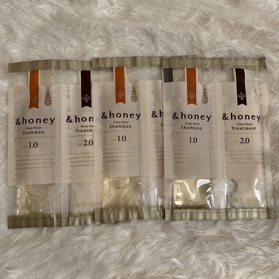 Travel Set Hair Care and Honey Deep Moist Shampoo Treatment Soft Shiny 10g x 3