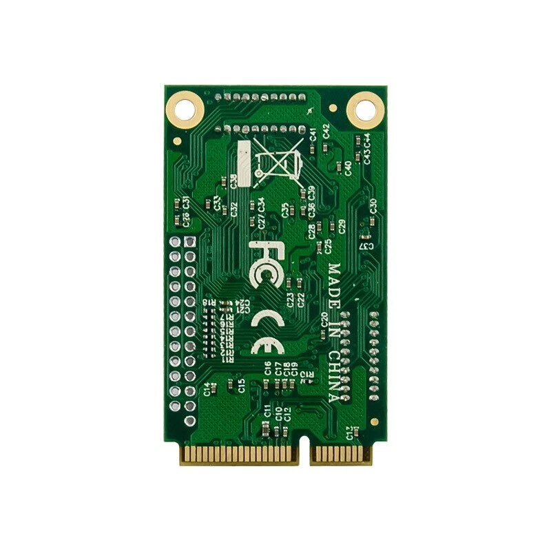 Mini PCI Express To 4 DB-9 Serial Rs232 Ports Controller Card WCH384 Chipset - Image 3 of 4