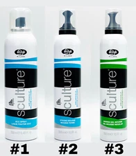 LISAP SCULTURE LINE:  Eco Spray, Strong Mousse,  Shining Gel Mousse