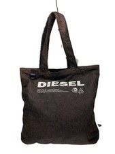 DIESEL Tote Bag, Cotton, Black