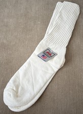 VTG Socks Cotton Nylon Blend NOS 10-13 Crew 80s 90's White Soft