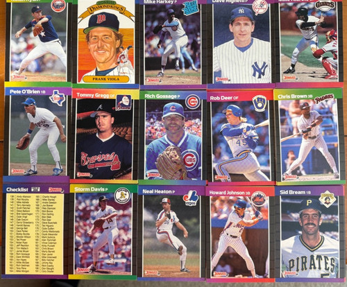 UP TO 80% OFF 1989 DONRUSS BASEBALL CARDS #1-660 YOU PICK - SEE DESCRIPTION