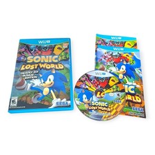 Sonic Lost World Deadly Six Bonus Edition Nintendo Wii U CIB Sega Game
