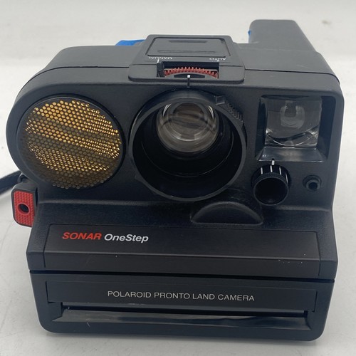 Vintage Polaroid Sonar One Step Pronto Land Camera getestet funktioniert Beschreibung lesen