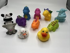 Rubber Bathtub Toys Assorted Lot of 9
