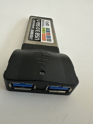 J- Tech Digital High-Speed Dual 2 Port USB 3.0 Express Card 5 GB/S