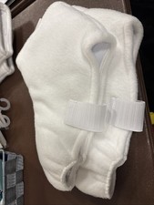 Jerry’s Fleece Thinsulate Ice skate boot covers, White, Medium NEW!!