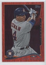 2014 Topps Update Red Hot Foil Jesus Guzman #US-44 0c4