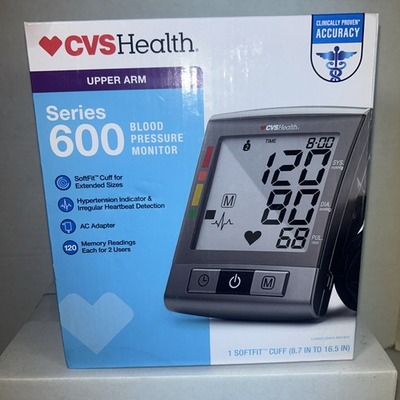 #ad CVS Health Series 600 Upper Arm Blood Pressure Monitor $25.00