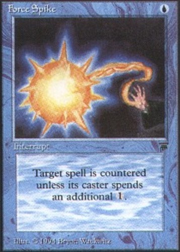 1 x Force Spike - Legends - NM-Mint - MTG