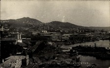 Photo Postcard Vladivostok Russia, Russian Warships in Port - 11118061