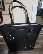 Karl Lagerfeld Paris Maybelle Tote Bag Pastel Rainbow Check — listing 4
