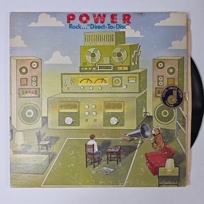 Power   Rock Direct-To-Disc LP Record 1978 Direct Disk Labs Jazz Funk 33 RPM