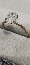 Bespoke Rose Gold Engagement Ring GIA Certified Oval Diamond 