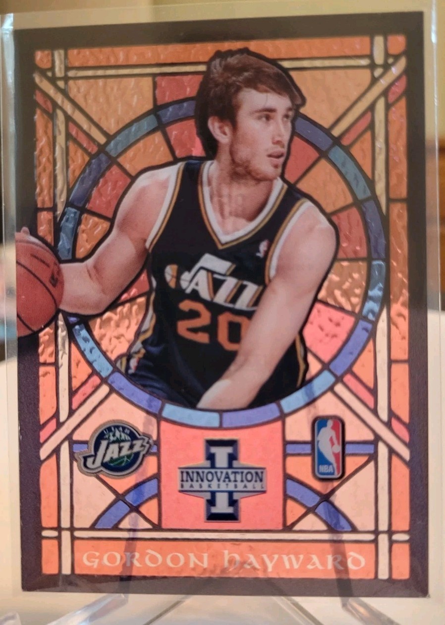 2012-2013 Panini Innovation Stained Glass Gordon Hayward #85