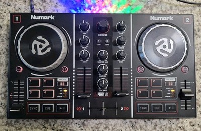 Numark Party Mix Double Deck DJ Controller, Built-In Mixer, Loop/Sampler, USB