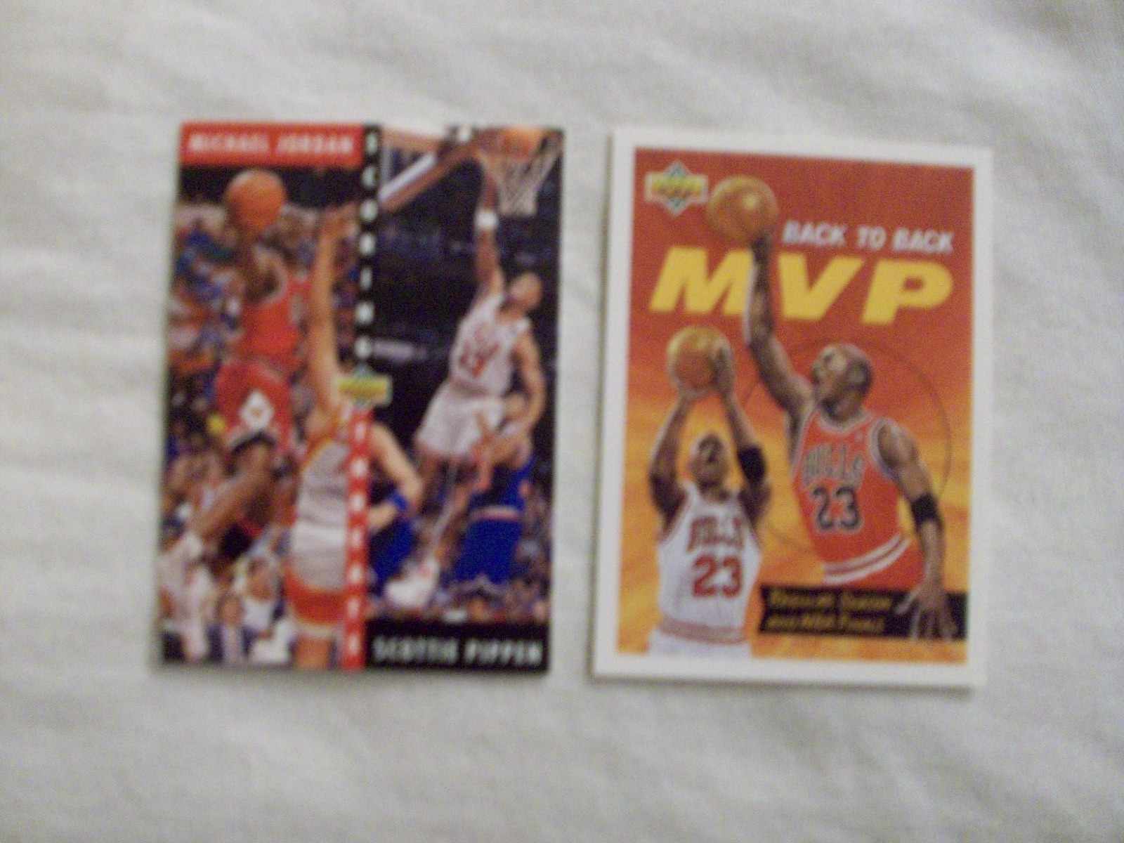 MICHAEL JORDAN 1992-93 UPPER DECK # 62 & # 67. CHICAGO BULLS