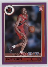 2021-22 Panini NBA Hoops Rookies Purple Scottie Barnes #227 18jt