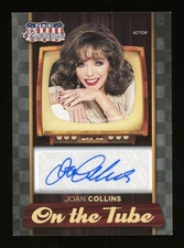 2015 Panini Americana Joan Collins On The Tube Autograph Auto VS-JC Dynasty