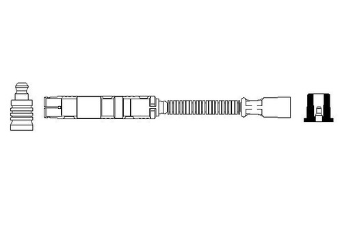 HT Lead Ignition Cable (Single) fits MERCEDES G55 AMG W463 5.4 5.5 99 to 11 New - Picture 6 of 6