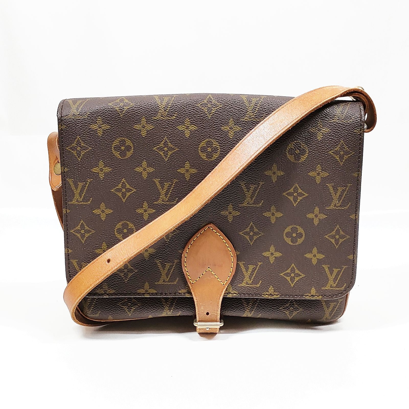 Louis Vuitton LV Shoulder Bag Cartouchiere GM Brown Monogram 2665690