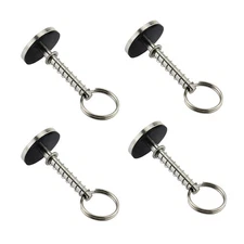 NRC&XRC Stainless-Steel 316 Hatch Cover Pull Handle with Spring Hidden Pin Bu...