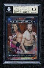 2020 Topps Chrome WWE Orange Refractor 15/25 Bret Hart Daniel Bryan BGS 9.5 3hd