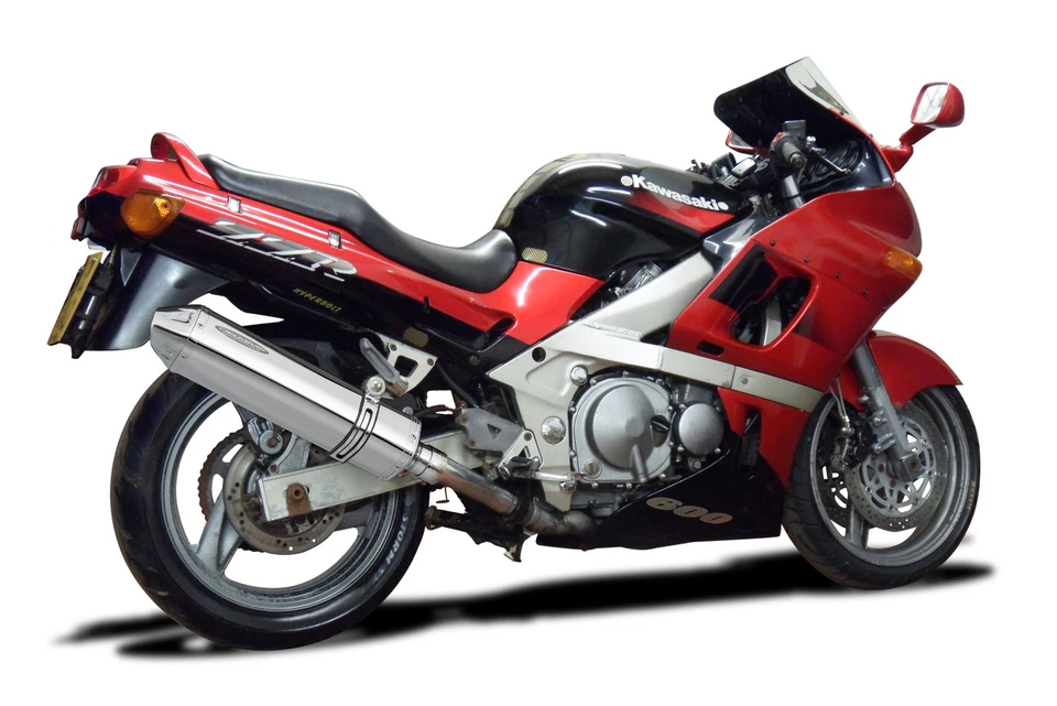 Kawasaki ZX-6 1990-01 ZZR600 2002-05 17 дюймов треховальный глушитель из нержавеющей стали комплект - Изображение 3 из 4