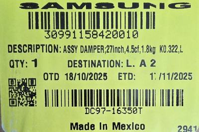 #ad 🔥 NEW OEM SUSPENSION RODS DC97 16350S amp; DC97 16350T for Samsung Top Washers🔥 $32.49