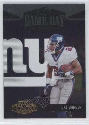 2005 Playoff Honors Game Day Foil 91/250 Tiki Barber #GD-11 9bp