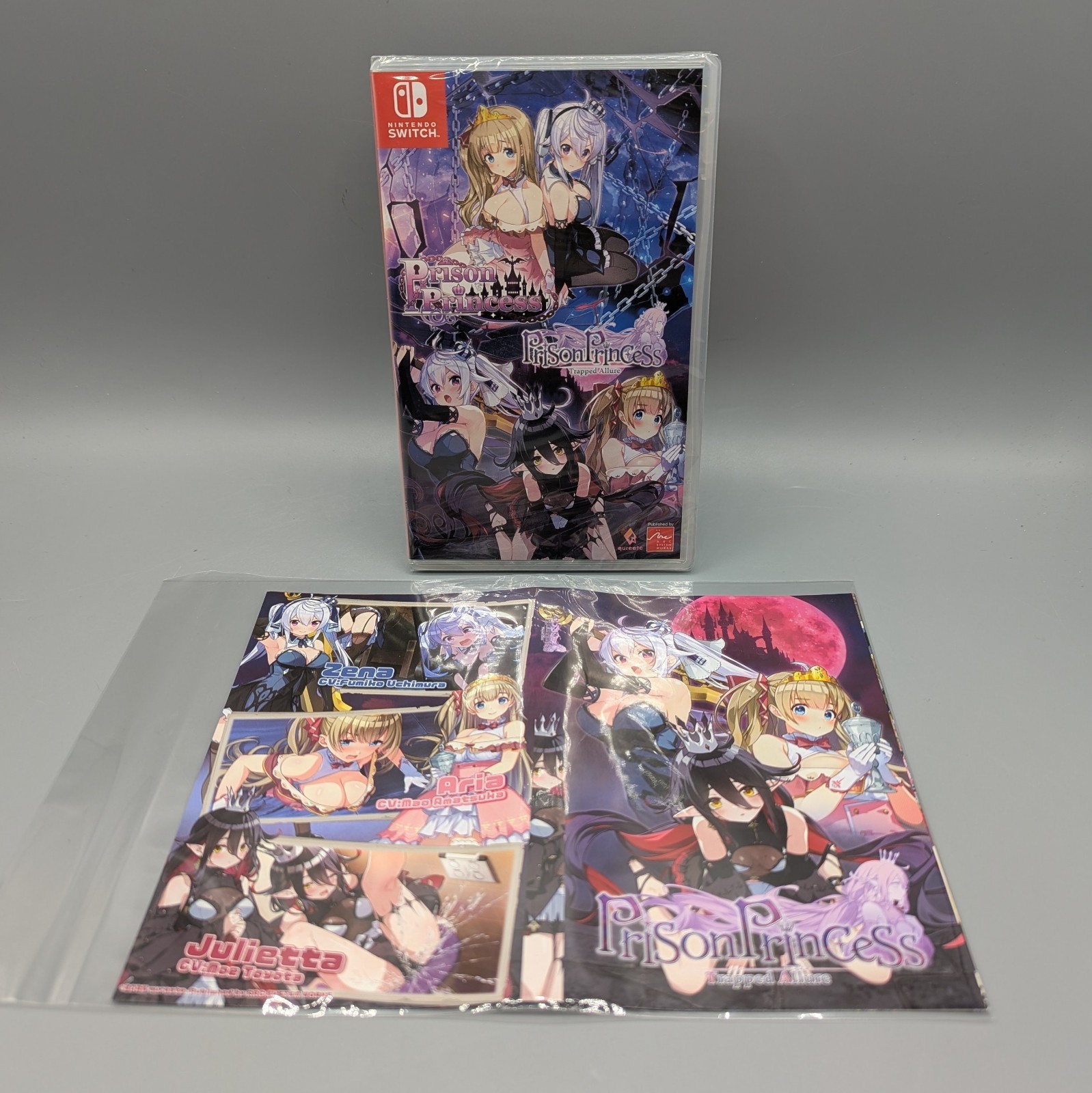 PRISON PRINCESS + TRAPPED ALLURE COLLECTION New Nintendo Switch Game + Bonus