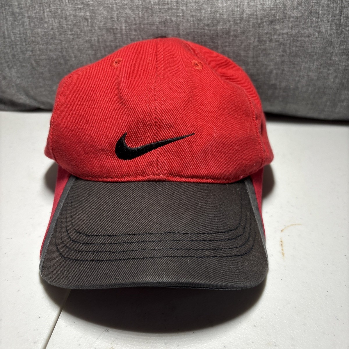 nike golf vintage 90s cap Vintage 90s Nike Golf Red Snapback Hat