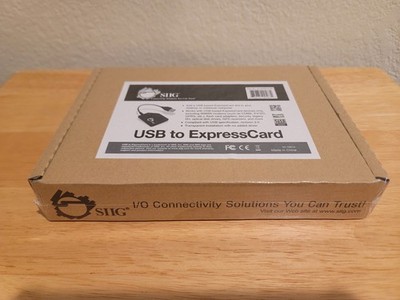 SIIG JU-EP0012-S1 USB to ExpressCard Adapter SEALED