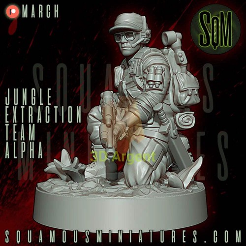 Jungle Extraction Team Alpha Predator Star Wars Legion compatible 3D Resin Minia - Picture 16 of 24