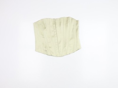 Zara Damen Beige Ärmellos Top Größe 12