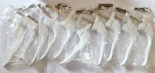 Neoteck 10 Pcs UPVC Window Handle, Double Glazing Universal Espag, White, 43mm
