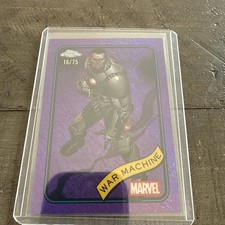 2025 Topps Chrome Marvel War Machine #194 Purple Shimmer Refractor /75