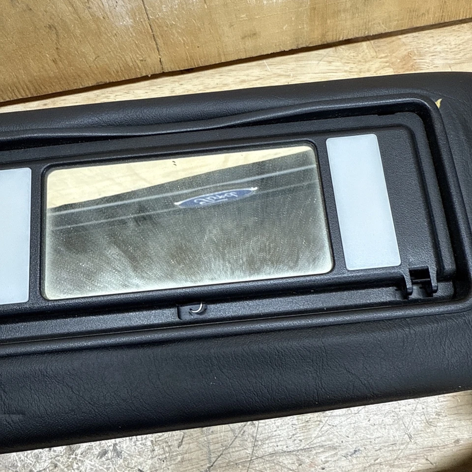 1986-1988 Mercedes-Benz W126 420SEL 300SE 560SEL Black Sunvisors Sun Shade PAIR Foto 4 de 4