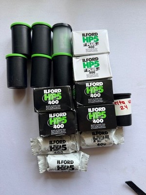 ILFORD HP5 plus 400 black and white film lot 16 rolls NEW but expired