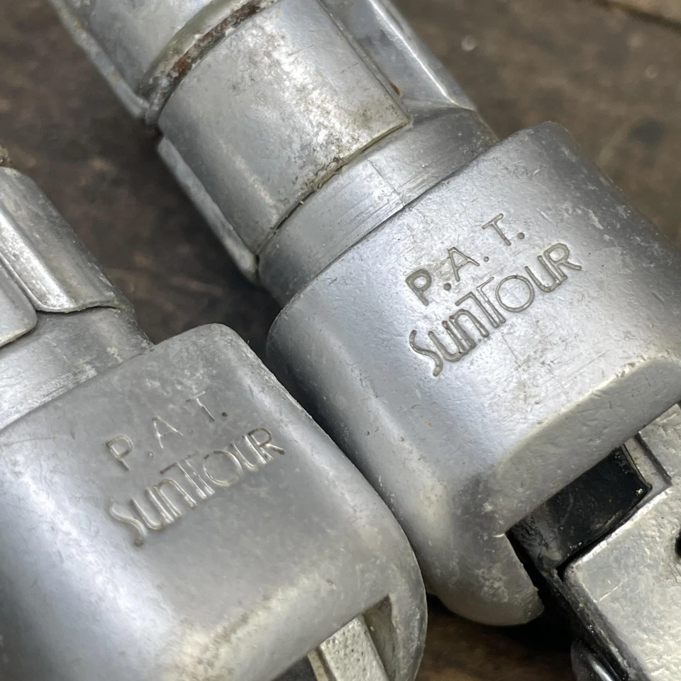 Vintage SunTour Bar End Shifters Barcon Pair Friction Road Bike Japan Touring 70 - Image 2 of 4