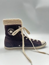 Women's Brown Suede Converse High Tops Size 9